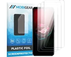 Mobigear Screenprotector geschikt voor ASUS ROG Phone 5s | Mobigear Screenprotector Folie - Case Friendly (3-Pack)