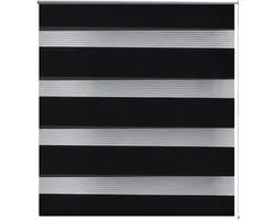 vidaXL - Store extérieur (vivant) Duo - 80x150cm - noir 240200