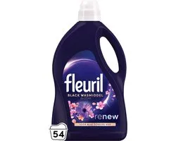 Fleuril Black Bloom – Lessive liquide – Linge foncé et noir – Expérience parfumée intense – 54 lavages – Grand format