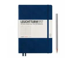 Leuchtturm1917 Notitieboek Navy Blue - Medium - Gelinieerd