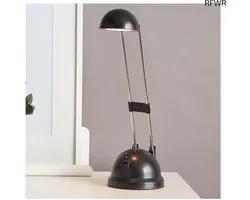 RFWR® Schreibtischlampe mit Warmweißem Licht - Verstelbare Tischleuchte mit Schwenkbarem Kopf - Energiebesparende LED Technologie - 44 cm Hoogte