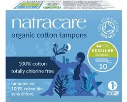 Natracare Tampons Katoen Normaal - 10 stuks