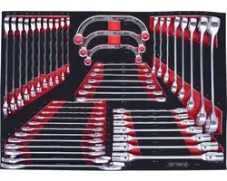 KS TOOLS SCS Sleutelset 48-delig in 1/1 systeeminleg - 711.0048