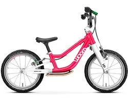 Woom Go 1 Plus loopfiets voor jongens, roze