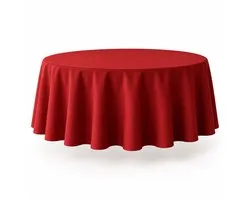 VIVORA Tafelkleed Rond – Ø140 cm – Polyester – Waterafstotend – Fire Red