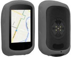kwmobile hoes geschikt voor Garmin Edge 840 / Edge 540 - Siliconen beschermhoes voor fietsnavigatie - grijs