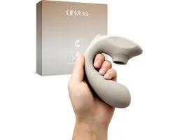 OHYES Pulse - Vibromasseur Point G & Satisfyer Clitoris - Vibromasseurs à pression d'air pour femme - Sex Toys pour Femme - Beige