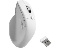 Souris Keychron M6 - Sans fil - Taux d'interrogation 8K - PixArt 3950 - Blanc
