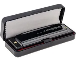 Store_9 - Mondharmonica - Blues mondorgel - 10 gaten - C-sleutelharmonica - Geschikt voor kinderen, volwassenen en beginners - Zilver