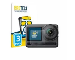 BROTECT - Screenprotector voor Akaso Brave 8 (Display voor) - Folie Beschermfolie Beschermglas matte 3 Stuks
