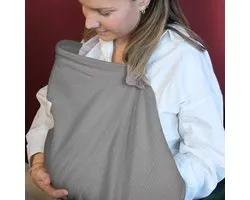 Couverture d'allaitement Bella Sofia® - Cape d'allaitement beige en coton bio - Couverture d'allaitement hydrophile pour un Allaitement confortable - Cadeau Bébé - Cadeau maternité
