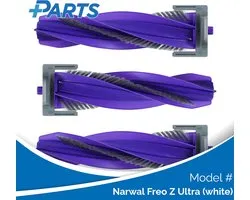 Brosses Narwal Freo Z Ultra (blanches) (3 pièces, alternative Plus.Parts® pour CP-PJ-A00090-00-00)