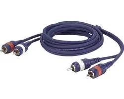 Dap Audio RCA Kabel 3m - 2x RCA Male naar 2x RCA Male - Tulp kabel 3m