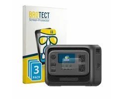 Screenprotector 3 Stuks voor Bluetti Elite 300 Beschermglas transparant