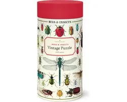 Vintage Puzzel Bugs & Insects - 1000 stukjes - Cavallini & Co - Legpuzzel Insecten