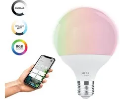EGLO connect.z  Smart LED Lamp - E27 - Ø 9,5 cm - Instelbaar RGB & wit licht - Dimbaar- Zigbee