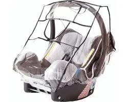 habillage pluie universel, habillage pluie Comfort Plus pour siège bébé, siège bébé, porte-bébé (par exemple Maxi Cosi, Cybex, Roman House) | fenêtre de contact avec rabat de protection résistant aux tempêtes