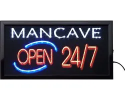 Led bord, Mancave, led sign, Led bord bar, Light box, Led verlichting, Bar accessoires, Bar/cafe, Led lampjes, Rood, Blauw,