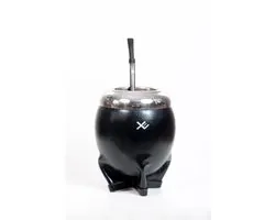 EquisMate - Bombilla en céramique - Noire - Pour maté