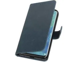 Blauw Pull-Up Booktype Hoesje voor Huawei Mate 20 Pro