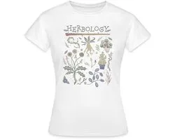 Harry Potter Herbology Botanisch Kruiden Ontwerp T-Shirt Dames
