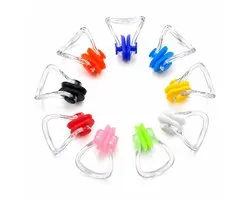 BukkitBow - Set van 10 Neusclips - Comfortabele Neusknijpers Multicolor - Duurzame Zwemaccessoires voor Alle Leeftijden