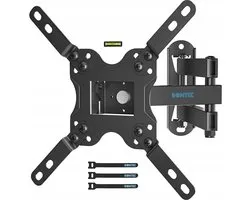 Support mural BONTEC pour téléviseur de 13 à 42 pouces, inclinable et pivotant, 20 kg