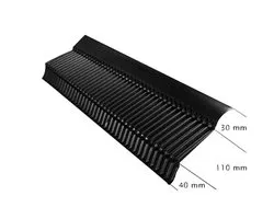 Profilé de protection Ubbink UA -L 1400 mm -noir