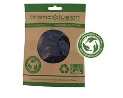 Brand Fusion Biodegradable Wooden Golf Tees 37mm 20 pack