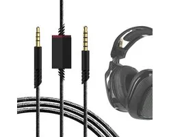 câble audio auxiliaire avec régulateur de volume, câble audio gaming, câble de casque gaming, compatible avec le casque gaming Astro A10, A30, A40, A40TR, A50 PS5/PS4/Xbox One/PC/smartphone/casque (2 m)
