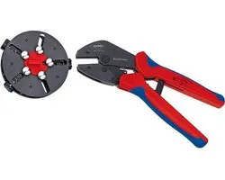 Knipex 97 33 01 MultiCrimp® Krimptang met wissellader - 250 mm