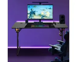 Bureau de Gaming , 120 x 60 cm, avec tapis de souris RVB, bureau de Gaming , table d' Ordinateur , table de Gaming