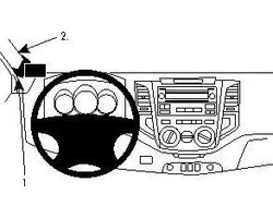 Brodit ProClip Toyota HiLux Bj. 12-16