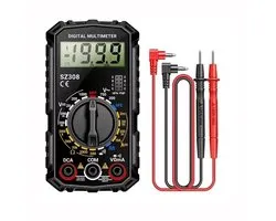 DW4Trading Digitale Multimeter Voltmeter AC/DC, Transistor Test, Meetsnoeren, Holdfunctie - Multi Meter