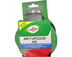 Turtle Wax Poetspad Grip it - Drie verschillende poetspads - Voor kunststof en lederen oppervlakten - Voor polijsten, waxen & schoonmaken - Optimale drukverdeling - Houdt handen schoon - 3 stuks
