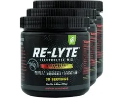 Re-Lyte | Hydration Drink Mix | Strawberry Lemonade 190g | 3 stuks | 3 x 190g