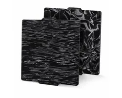 Dubbelzijdige Holografische Printplaat voor Bambu Lab – Smooth Wave & Smooth Silk – P1P/P1S/X1/X1C/X1E/A1 – 3D Printer Bouwplaat