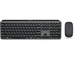 Smartify Pro Keys + Pro Touch - Draadloos Toetsenbord en Muis - Bluetooth Toetsenbord - QWERTY - Zwart