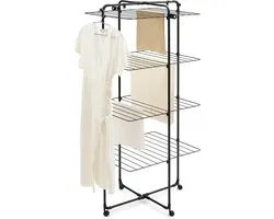 Séchoir à Wasrek pliable Brabantia HangOn - 30 m - Noir mat