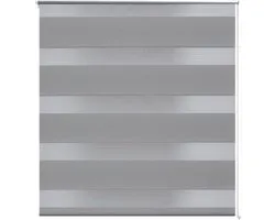 vidaXL à enrouleur (vivant) Duo - 80x150cm - gris 240199