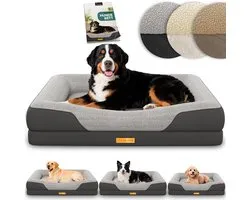 ELONEO Orthopedisch Hondenbed – XL – Grijs