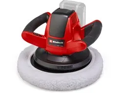 Einhell Accu Polijstmachine CE-CB 18/254 Li Solo - Power X-Change - 18 V/Li-Ion - 2.500 t/min - Ø254 mm - Incl. 2x Polijstdoek (1x textiel, 1x synthetisch) - Excl. accu en lader