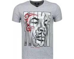 Mike Tyson Tribal - T-shirt - Grijs