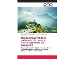 Respuesta nival de la cabecera de cuenca Cachi-Apacheta de Ayacucho