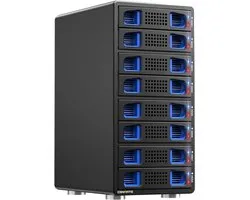 CENMATE 8 Bay RAID Hard Drive Enclosure with Fan for 2.5/3.5" SATA HDD/SSD with USB A/C 3.0 Cable, 3.5 Hard Drive - ShopVlot