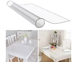 Home & Marker - Tafelbeschermer Transparant - 160x90cm - Tafelzeil - Tafelkleed Plastic - Tafel Beschermer - Bureau Onderlegger - Bureauonderlegger - DURACOVER