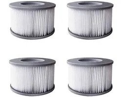 Dailygoods- Filterpatroon 4-delig - Verbeterde versie - Compatibel met MSpa - Geschikt voor hot tubs - Voor modellen Delight/Premium/Mono - Hoogwaardige filtratie - Hot Tub Filter