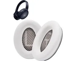 Coussinets d'oreille Mix Médias adaptés à Bose QC 45 / QC SE - Coussinets d'oreille pour casque adaptés à Bose Quietcomfort 45 blanc