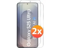 Screenprotector - Geschikt voor Samsung Galaxy S25 Ultra Screen protector Tempered Gehard glas - 2 stuks beschermglas