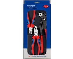 Knipex 3-delig Tangenset - comfortgreep - 00 20 09 V01